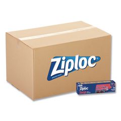 Double Zipper Storage Bags, Triple System Seal, Gallon, 9.6" x 12.1", Clear, 22 Bags/Box, 12 Boxes/Carton