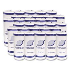 Kitchen Roll Towels, 2-Ply, 11 x 7.8, White, 85/Roll, 30 Rolls/Carton