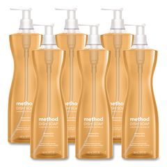 Dish Soap, Clementine Scent, 18 oz Pump Bottle, 6/Carton