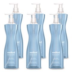 Dish Soap Pump, Hour-Glass Bottle Shape, Sea Minerals Scent, 18 oz Pump Bottle, 6/Carton