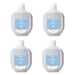 Gel Hand Wash Refill Tub, Sweet Water Scent, 34 oz, 4/Carton