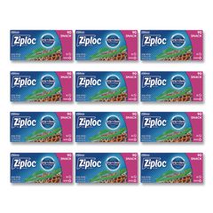 Seal Top Snack Bags, Snack, 6.5" x 3.25", Clear, 90 Bags/Box, 12 Boxes/Carton