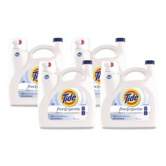 Free and Gentle Liquid Laundry Detergent, HE Compatible, 100 Loads, 132 oz Bottle, 4/Carton
