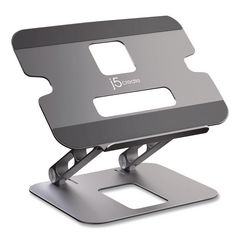 Multi-Angle Laptop Stand, Space Gray/Silver, Supports 9 lbs
