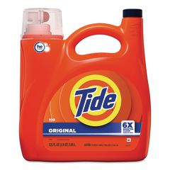 HE Laundry Detergent, Original Scent, 100 Loads, 125 oz Pump Bottle