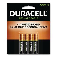 Rechargeable Staycharged Nimh Batteries, Aaa, 4/pack