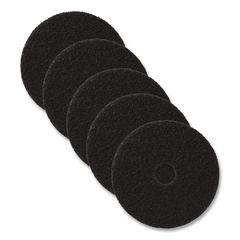 Stripping Pad, 17" Diameter, Black, 5/Carton