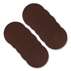 EcoPrep EPP Specialty Pad, 20" Diameter, Maroon, 10/Carton