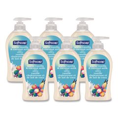Liquid Hand Soap Pumps, Vanilla and Coconut, 11.25 oz, 6/Carton