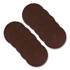 EcoPrep EPP Specialty Pads, 13", Maroon, 10/Carton