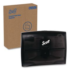 Personal Seat Cover Dispenser, 17.5 X 2.25 X 13.25, Black