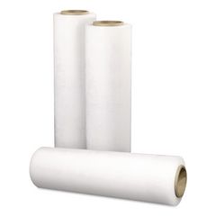 Stretch Film and Shrink Wrap, A and B, 18" x 1,500 ft, 57-Gauge, Clear, 4/Carton