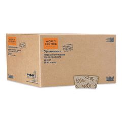 Hot Cup Sleeves, Fits 10, 12, 16, 20 Oz Cups, Natural, 1,000/carton