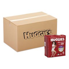 Little Movers HuggFit 360 Degree, Size 6, Over 35 lbs, Disney Design, 17 Diapers/Pack, 4 Packs/Carton
