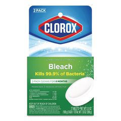 Ultra Clean Toilet Tablets Bleach, 3.5 oz Tablet, 2/Pack