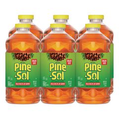 Multi-Surface Cleaner Disinfectant Concentrated, Pine Scent, 80 oz Bottle, 6/Carton