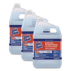 Disinfecting All-Purpose Spray And Glass Cleaner, Fresh Scent, 1 Gal Bottle, 3/carton