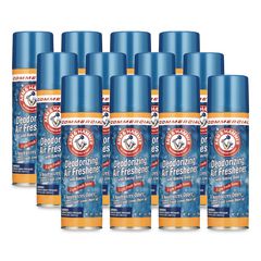 Baking Soda Air Freshener, Light Fresh, 7 Oz Aerosol Spray, 12/carton