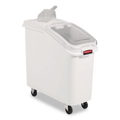 ProSave Mobile Ingredient Bin, 20.57 gal, 13.13 x 29.25 x 28, White, Plastic