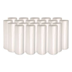 High-Density Can Liners, 16 gal, 6 mic, 24" x 33", Natural, Perforated Roll, 50 Bags/Roll, 20 Rolls/Carton