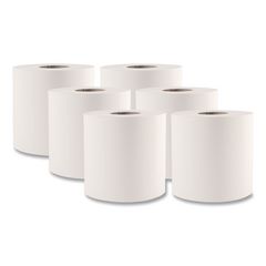 Center-Pull Roll Towels, 2-Ply, 7.6 x 8.9, White, 600/Roll, 6/Carton