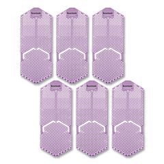 Vertical Urinal Screen, Lavender Scent, Purple, 5.22 oz, 6/Carton