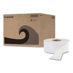 JRT Jr. Bath Tissue, Jumbo, Septic Safe, 1-Ply, 3.3" x 2,000 ft, White, 12 Rolls/Carton
