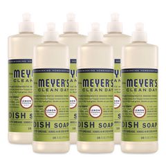 Dish Soap, Lemon Scent, 16 Oz, Bottle, 6/carton
