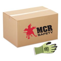 Cut Pro 9277PU Gloves, 10" Long, Medium, Black/Lime, 12 Pairs