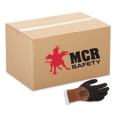 Cut Pro 92743LT Gloves, 10" Long, Medium, Black/Orange, 12 Pairs