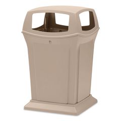 Ranger Trash Can with 4-Opening Lid, 45 gal, Resin, Wool