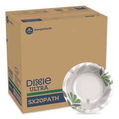 Pathways Heavyweight Paper Bowls, 20 Oz, Green/burgundy, 500/carton