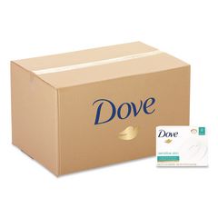 Sensitive Skin Bath Bar, Unscented, 3.75 oz, 8 Bars/Pack, 9 Packs/Carton