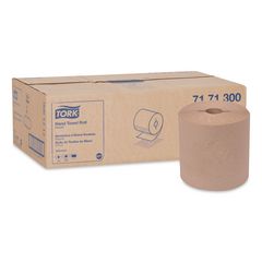 Universal Hand Towel Roll, Notched, 1-Ply, 7.5" x 800 ft, Natural, 6 Rolls/Carton