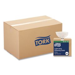 Light Duty Cleaning Cloth Pop Up Box, 1-Ply, 8.3 x 16.1, White, 120 Cloths/Pack, 10 Packs/Carton
