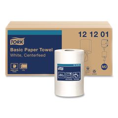 Advanced Centerfeed Hand Towel, 2-Ply, 9 X 11.8, White, 600/roll, 6/carton