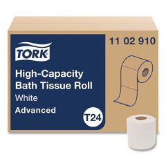 Advanced High-Capacity Bath Tissue, Septic Safe, One-Ply, White, 2,000 Sheets/Roll, 36 Rolls/Carton