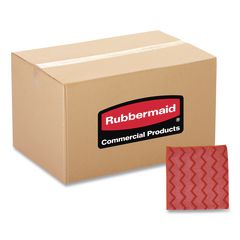 Hygen Microfiber Cleaning Cloths, 16 X 16, Red, 12/carton