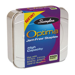 High-Capacity Staples, 3/8 Inch Leg Length, 2500/Box