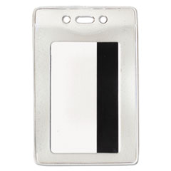 SECURITY ID BADGE HOLDER, VERTICAL, 2 5/8W X 3 7/8H,