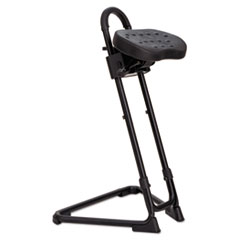 Alera SS Series Sit/Stand Adjustable Stool, Supports Up to 300 lb, Black