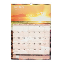 FULL-COLOR SCENIC PHOTOGRAPHIC MONTHLY WALL