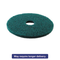13&quot; GREEN SCRUBBING PAD 5CS