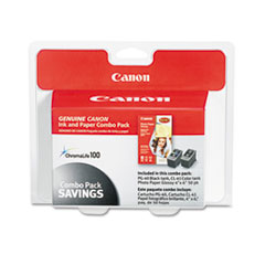 0615B009 Inks & Paper Pack, PGI-210XL, CLI-211XL, 50 Glossy 4 x 6 Sheets