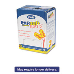E-A-RSOFT BLASTS EAR PLUGS, CORDED, FOAM, YELLOW NEON,