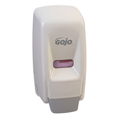 GOJO BAG-IN-BOX LIQUID SOAP DISPENSER, 800ML, WHITE,