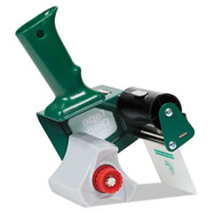 EXTRA-WIDE PACKAGING TAPE
DISPENSER, 3&quot; CORE, GREEN