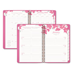 SORBET WEEKLY/MONTHLY PLANNER, 6 1/4 X 8 1/2, PINK,