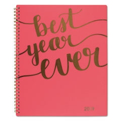 ASPIRE WEEKLY/MONTHLY PLANNER, 8 1/2 X 11, CORAL,