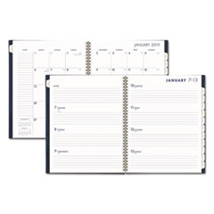 COLOR BAR WEEKLY/MONTHLY PLANNERS, 8 1/2 X 11, NAVY,